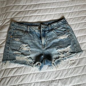 Distressed shorts